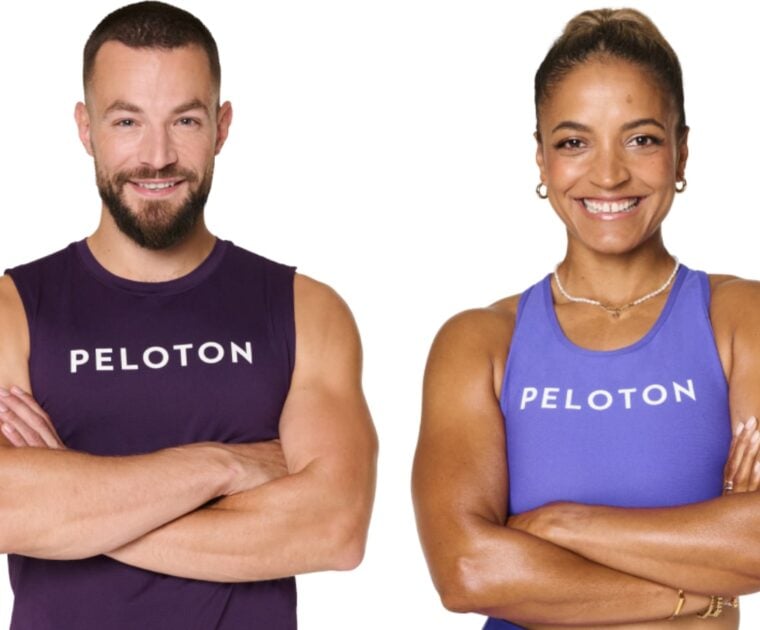 Peloton instructors Erik Jager & Joslyn Thompson Rule.