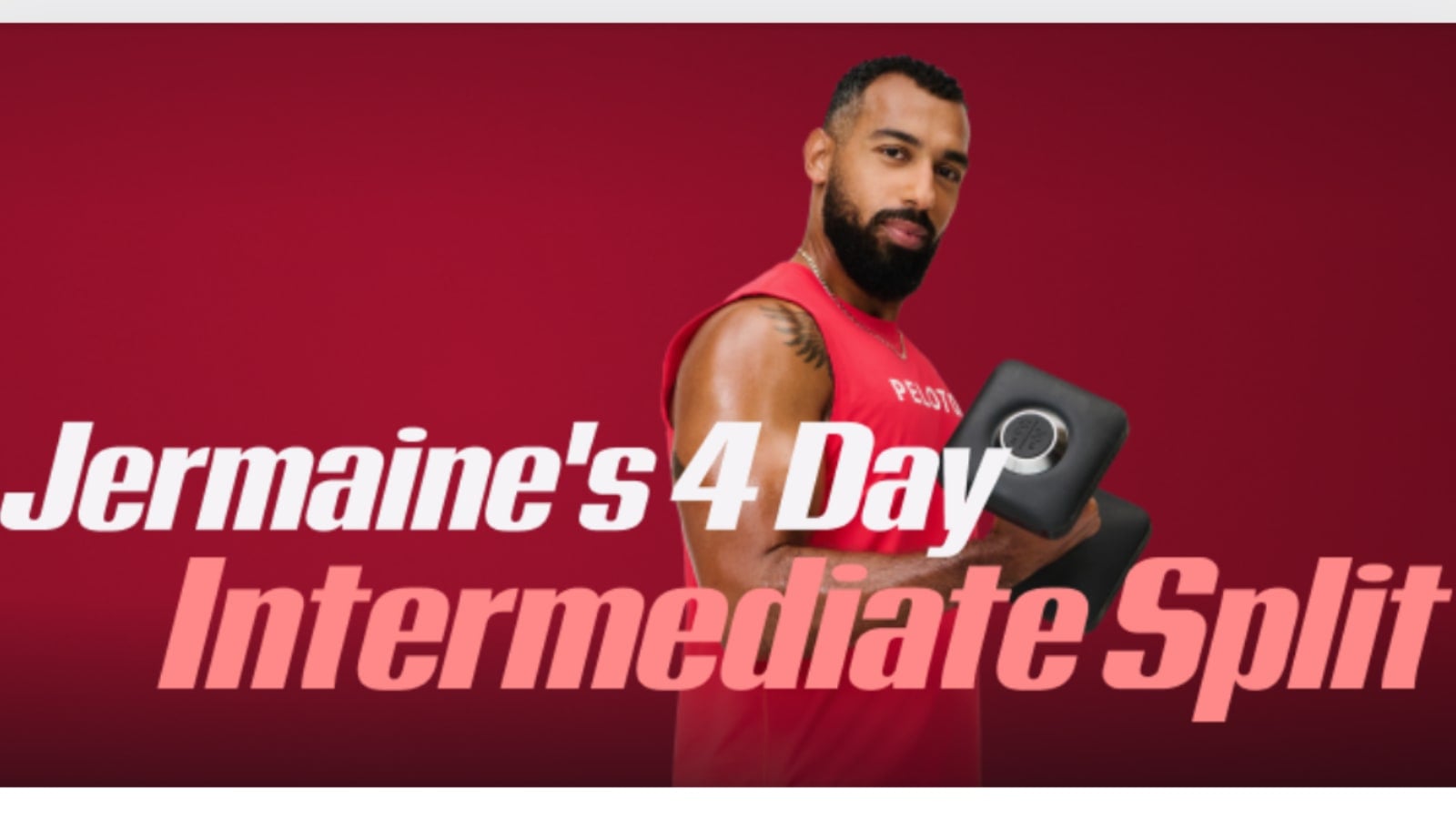 New 4-day split strength program with Jermaine Johnson on Peloton.