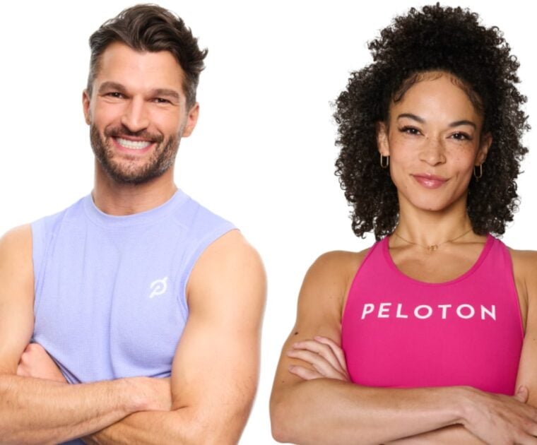 Peloton instructors Jon Hosking & Hannah Frankson.
