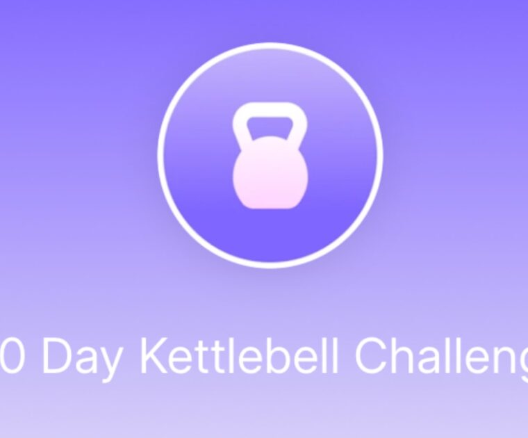 30 Day Kettlebell challenge on Peloton.
