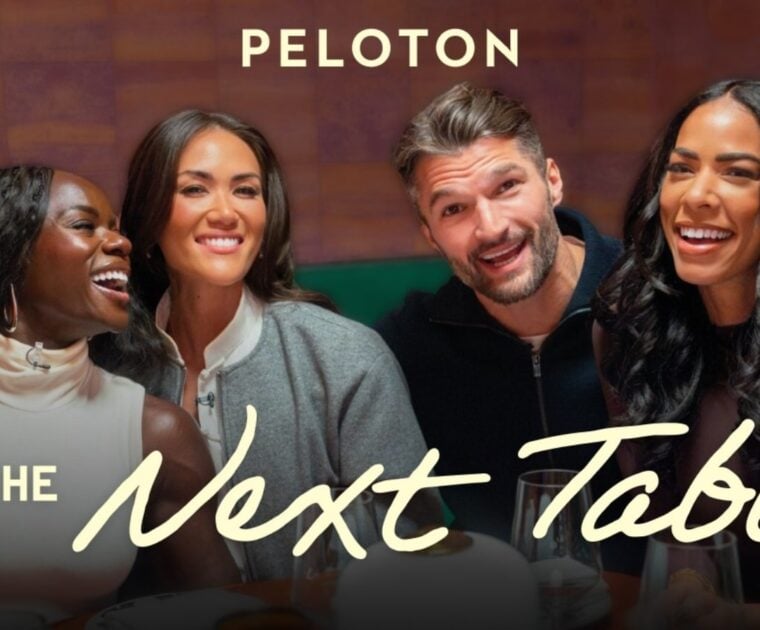 The first episode of Peloton "At The Next Table."