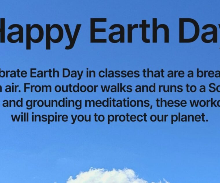 Peloton Earth Day classes for 2026.