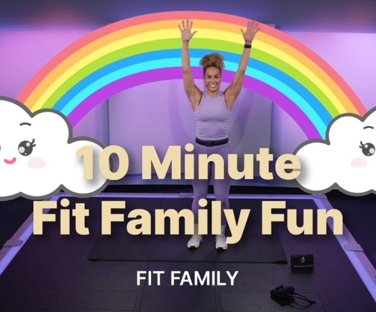 The Peloton Jess Sims Fit Family Class on YouTube.