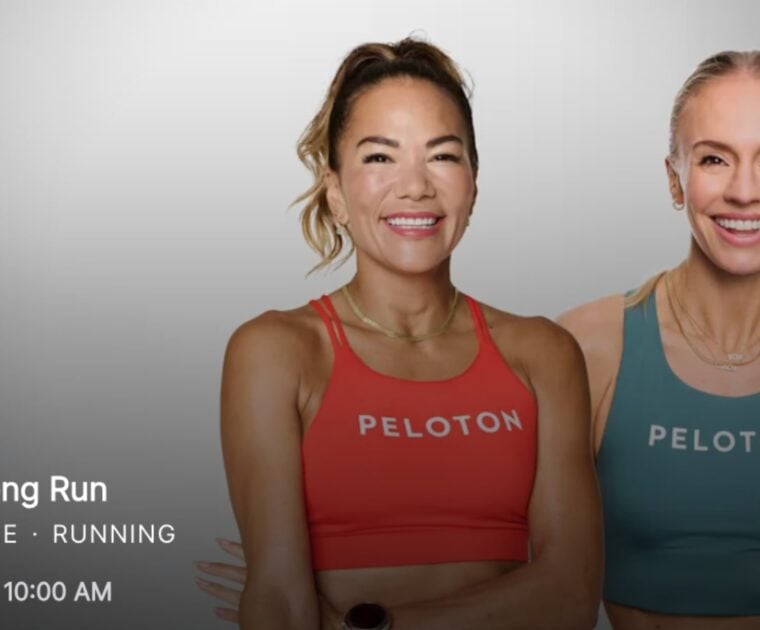 2.5 hour long run on Peloton with Becs Gentry & Susie Chan.