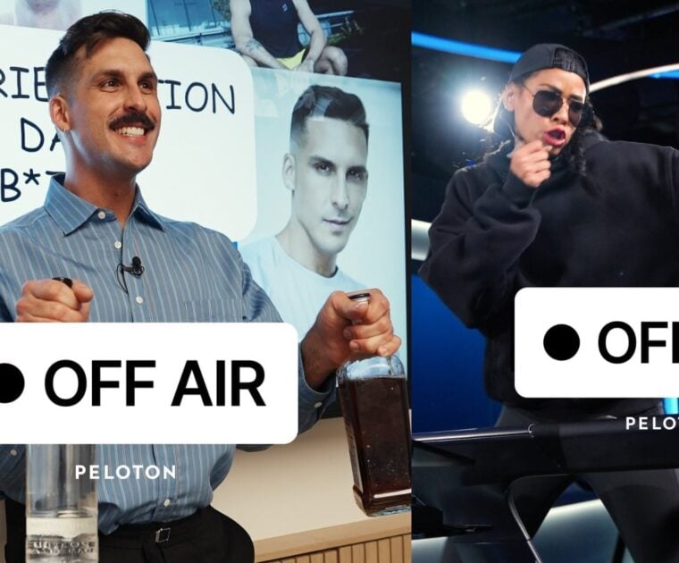 Peloton Off Air Thumbnails.
