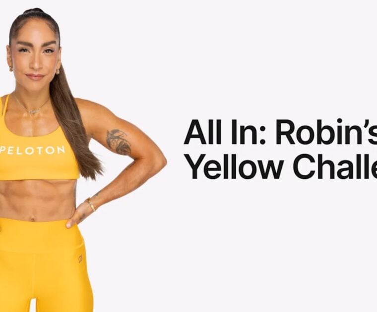 All In: Robin's Yellow Challenge collection on Peloton.