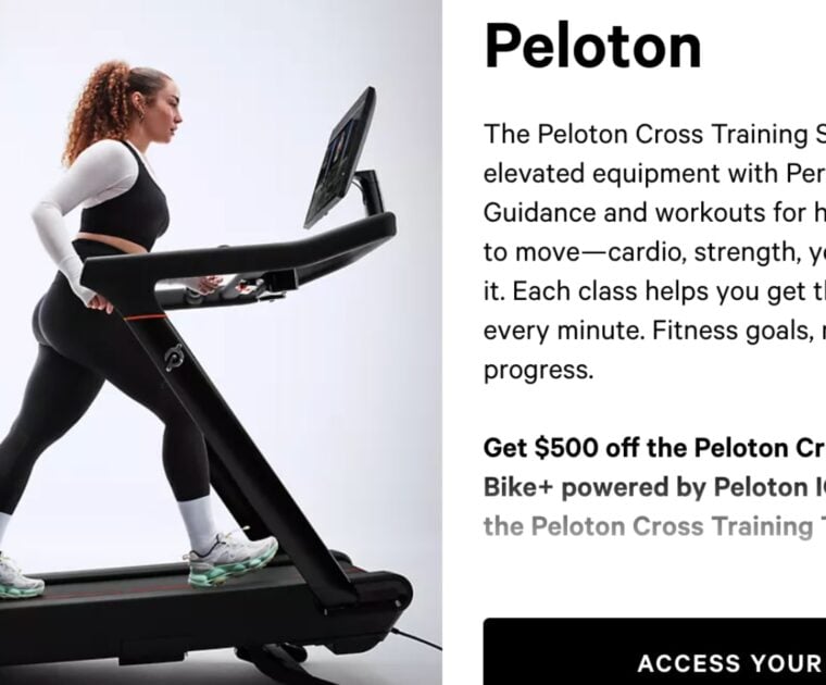 Peloton discount for lululemon members