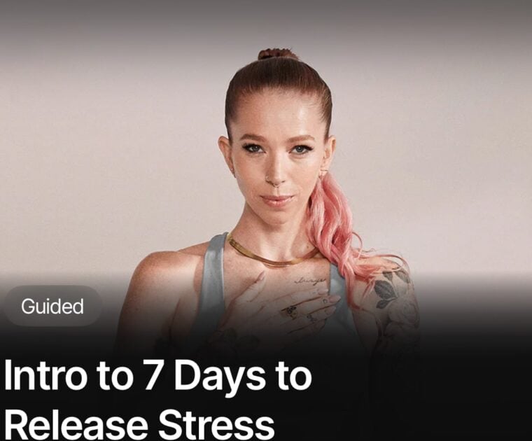 Kirra Michel's 7 Days to Release Stress & Anxiety program on Breathwrk