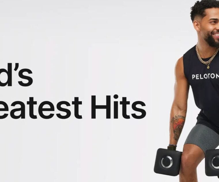 Rad's Greatest Hits collection on Peloton