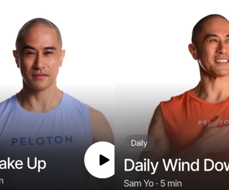 Sam Yo breath work classes added to Peloton Breathwrk app