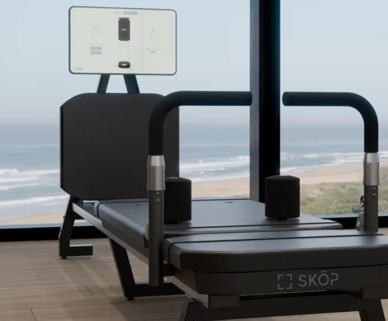 Skōp Pilates reformer. Image credit Skōp website.