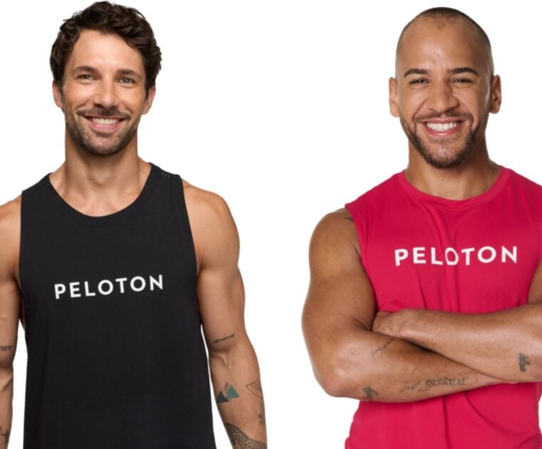Peloton instructors Zacharias Niedzwiecki and Jeffrey McEachern.