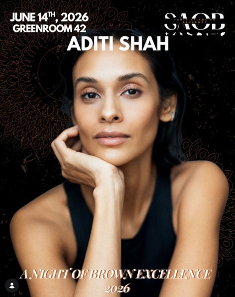 Promo for Aditi Shah in South Asians on Broadway event