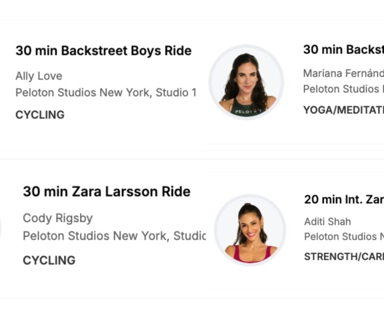 Peloton’s August 2026 artist series classes will feature Zara Larsson and Backstreet Boys