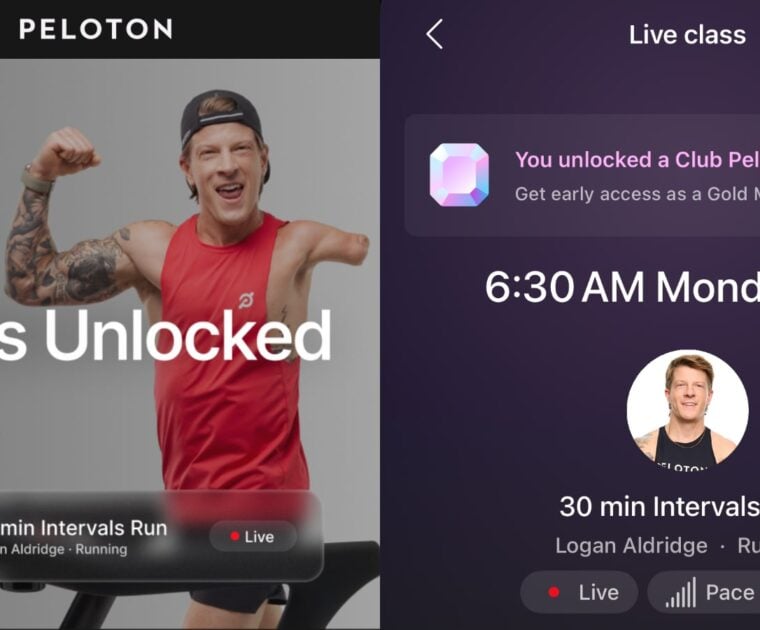 Club Peloton live class with Logan Aldridge
