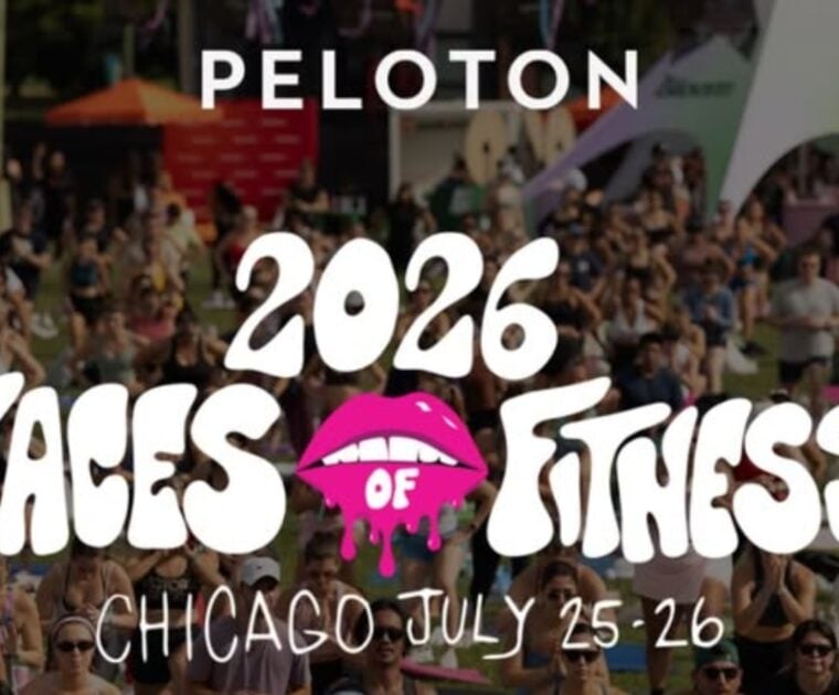 Peloton contest for Faces of Fitness in Chicago.