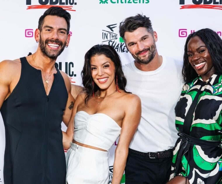 Matty, Hannah C., Jon, and Tunde at Shakespeare in the Park in June 2026