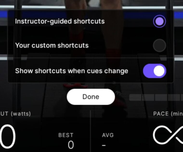 New toggles & options on the Tread