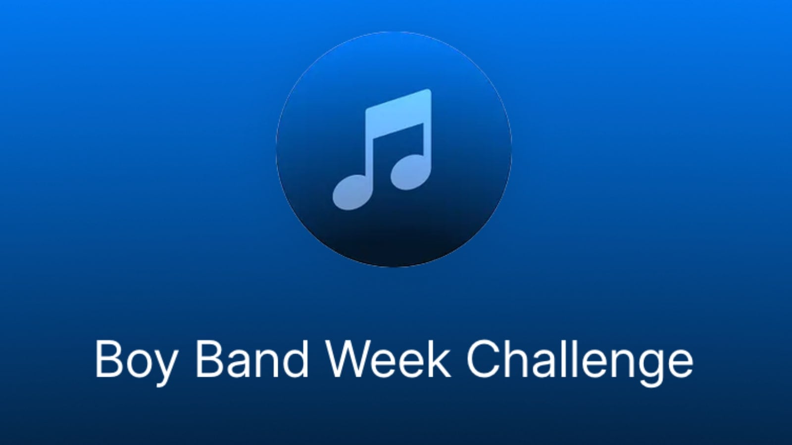 Peloton Boy Band Week Challenge