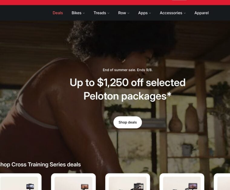 Peloton's Labor Day Sale for 2026