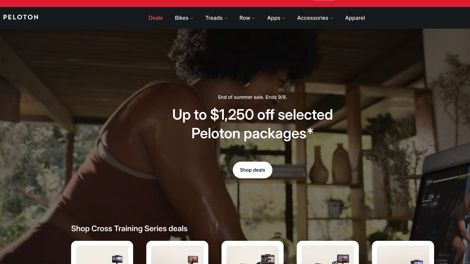 Peloton's Labor Day Sale for 2026