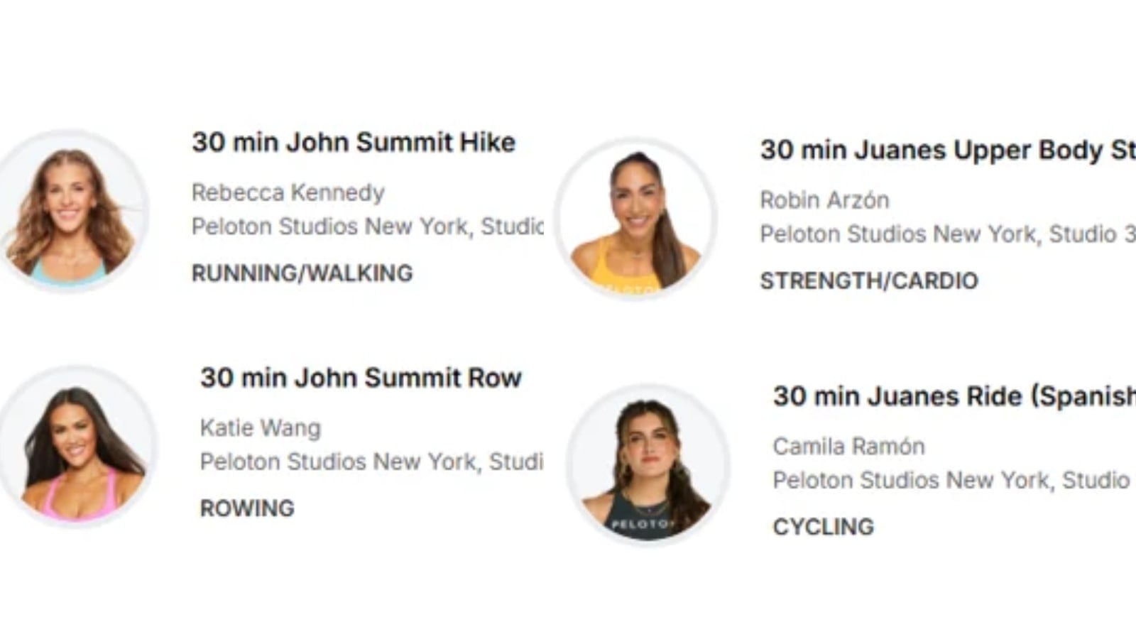 Peloton’s September 2026 artist series classes will feature John Summit and Juanes