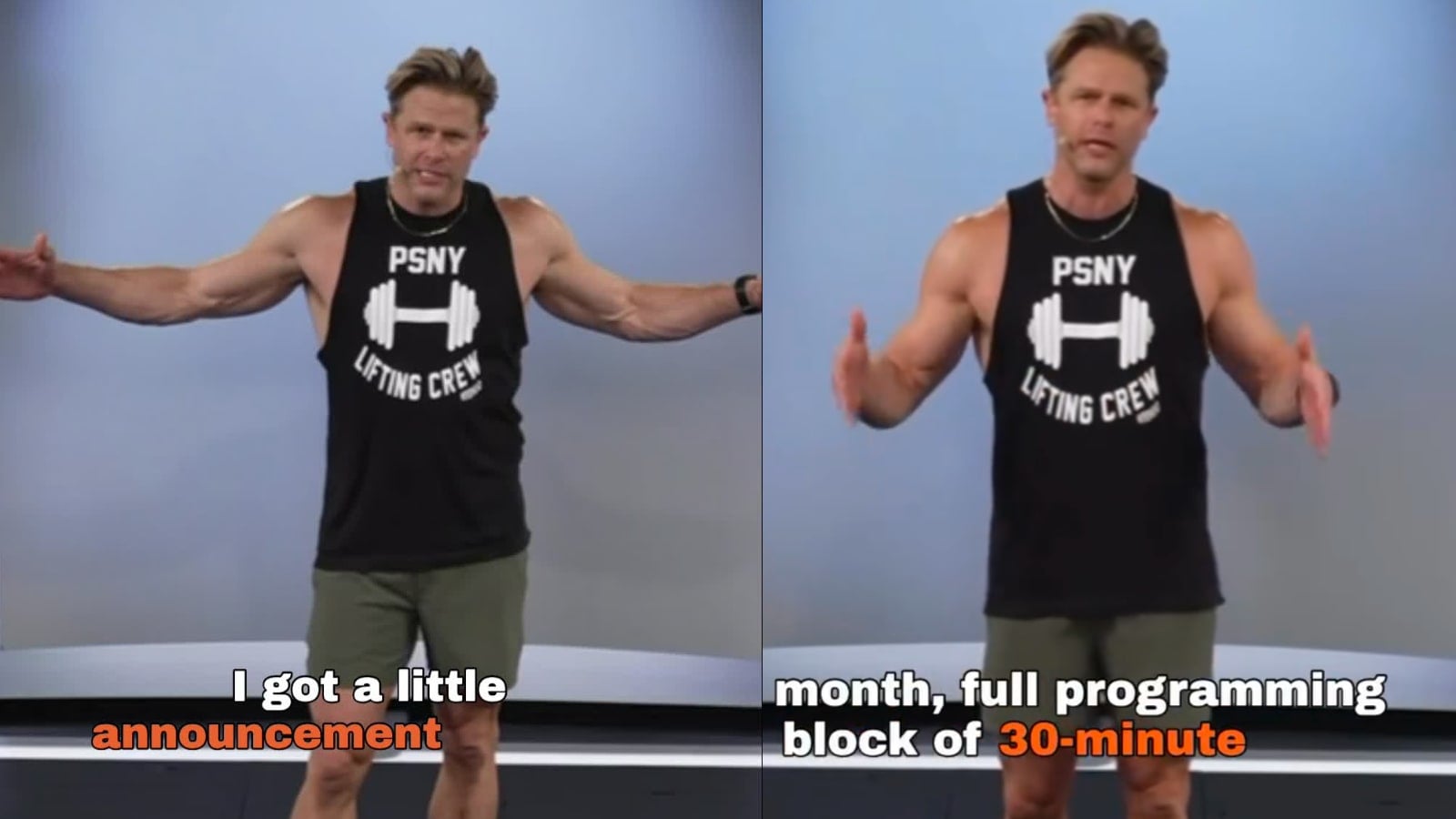 Andy Speer announced new Total Strength 30 classes for September 2026