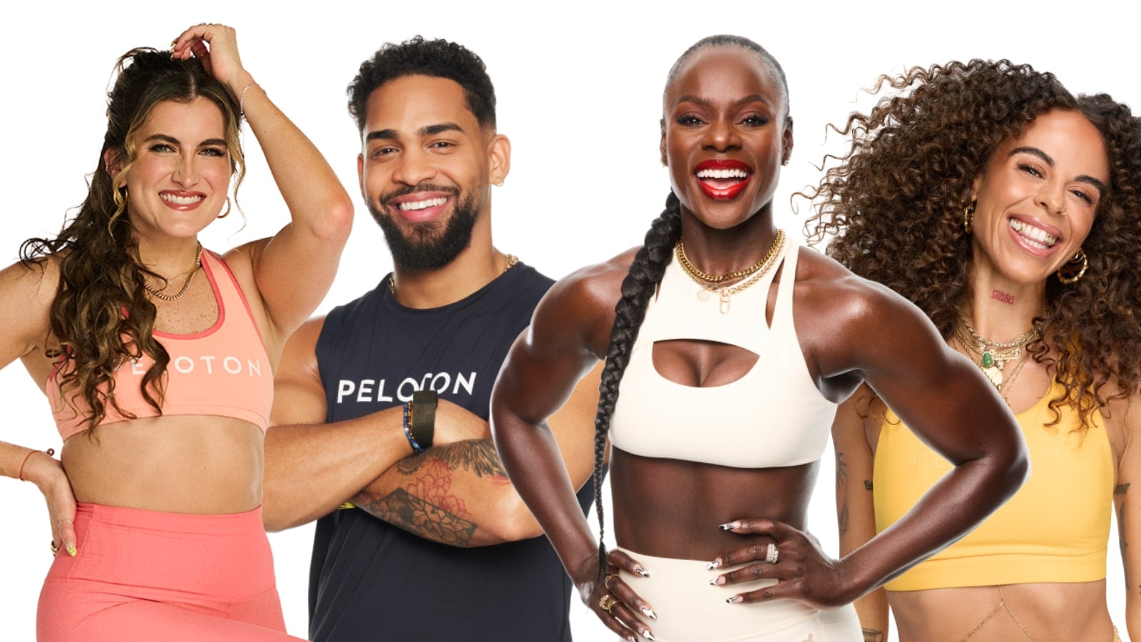 Peloton instructors at the Miami Faces of Fitness event