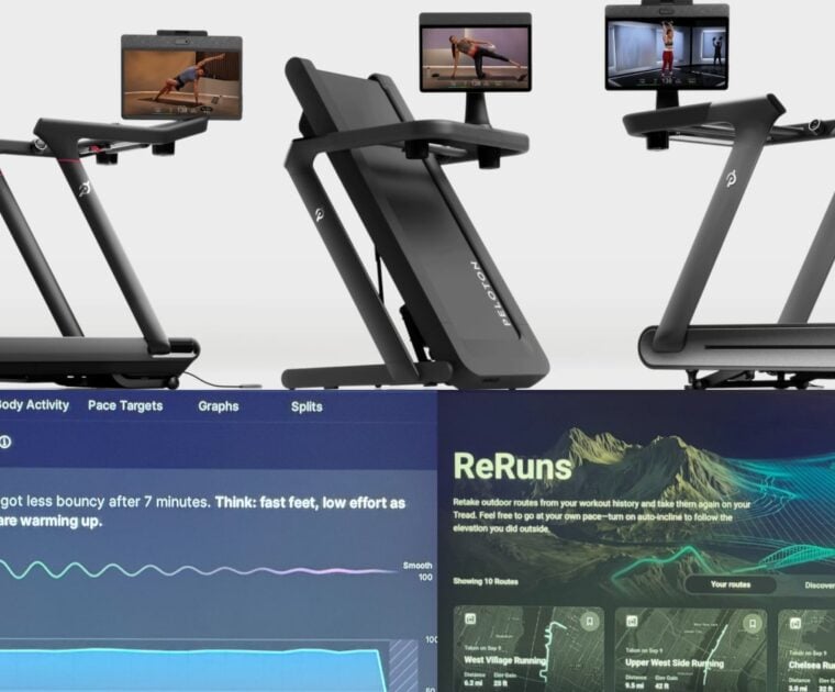 New Peloton treadmill hardware and software announcements from Peloton