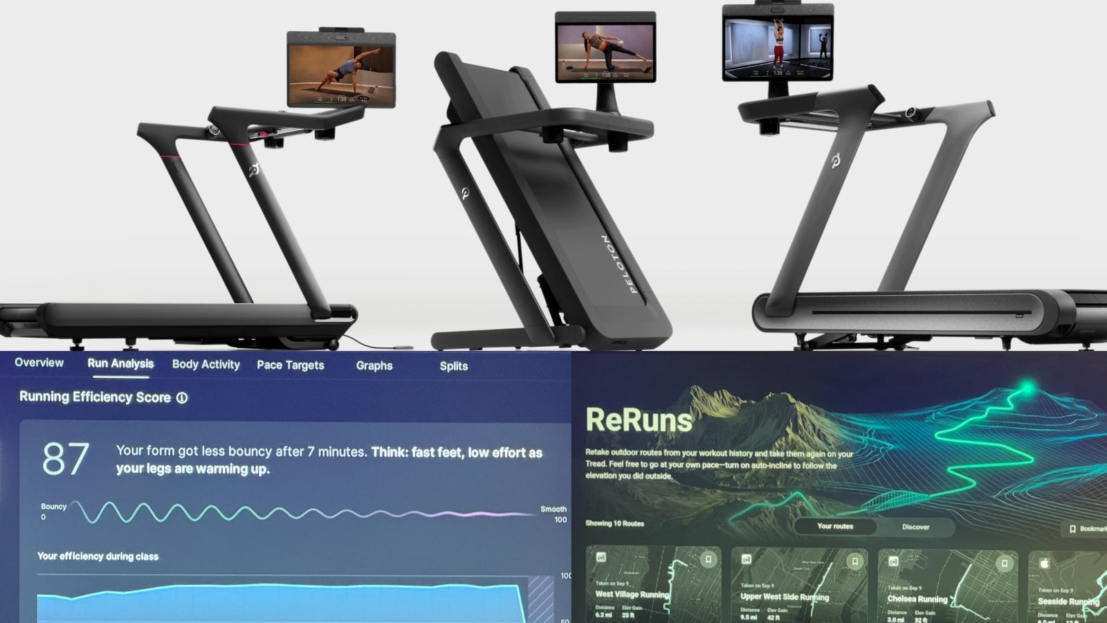 New Peloton treadmill hardware and software announcements from Peloton