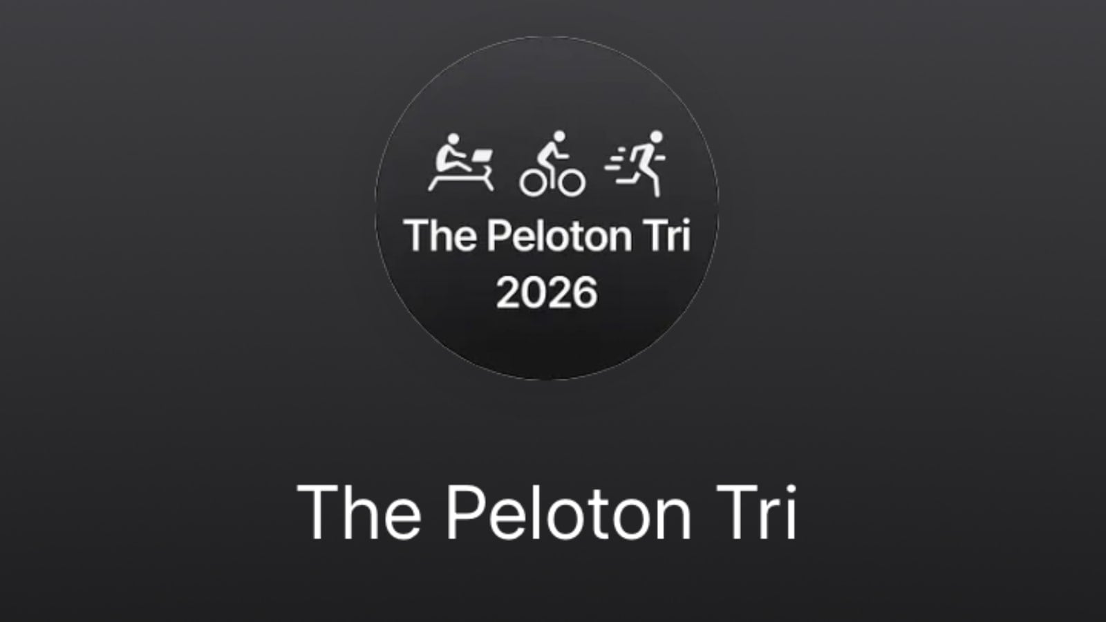 Peloton Tri challenge for 2026