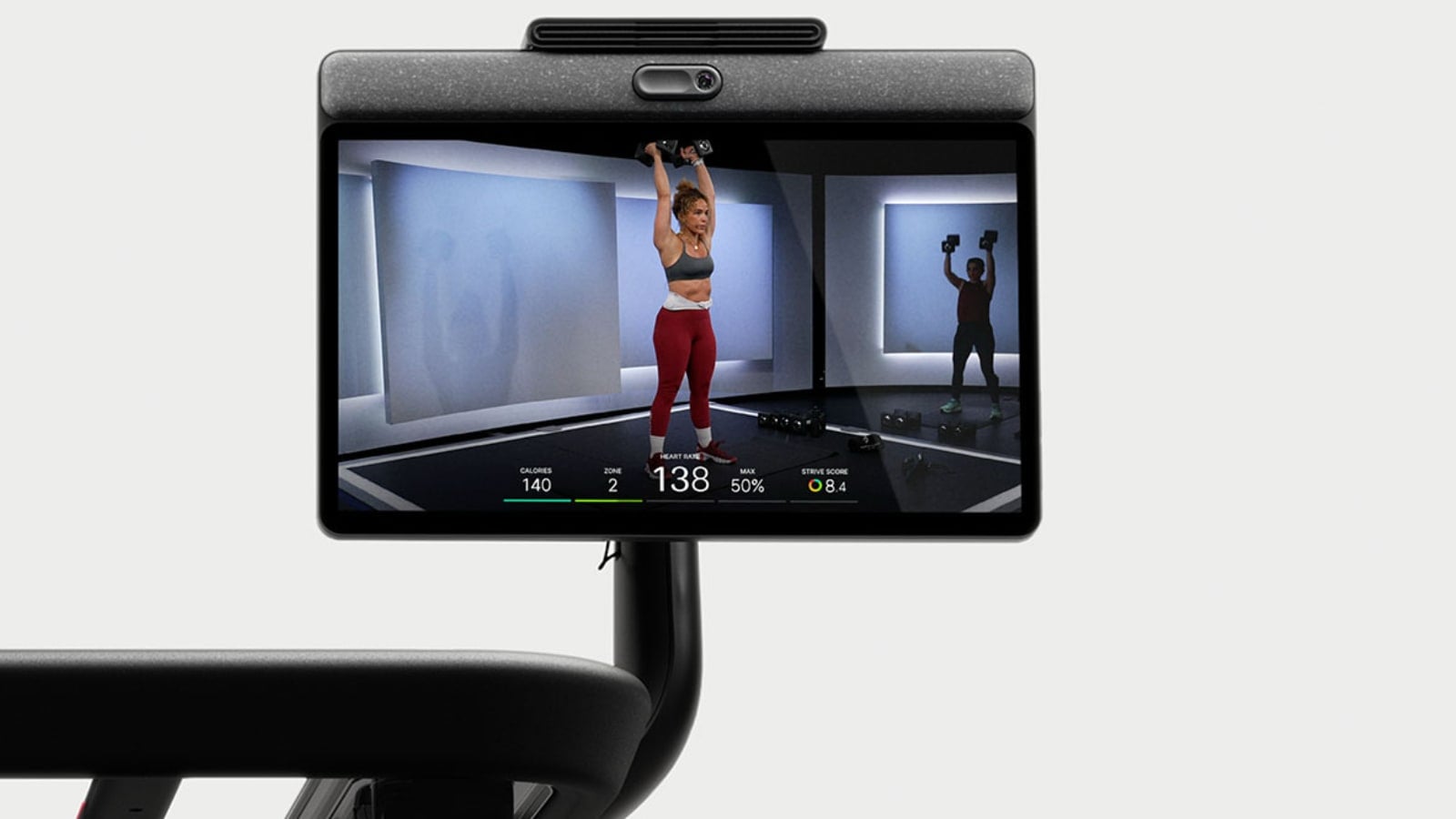 Peloton Tread+ Vision rotating screen.