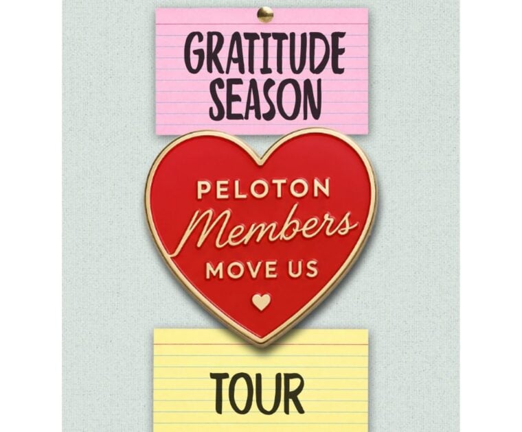 Peloton Gratitude Season Tour