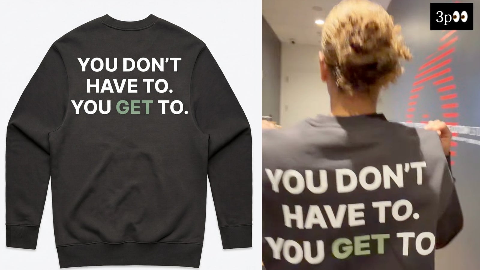 Jess Sims' new "Do Hard Things" crewneck