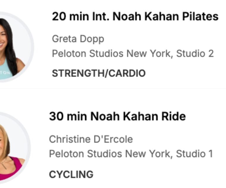 Noah Kahan artist series coming to Peloton in November.