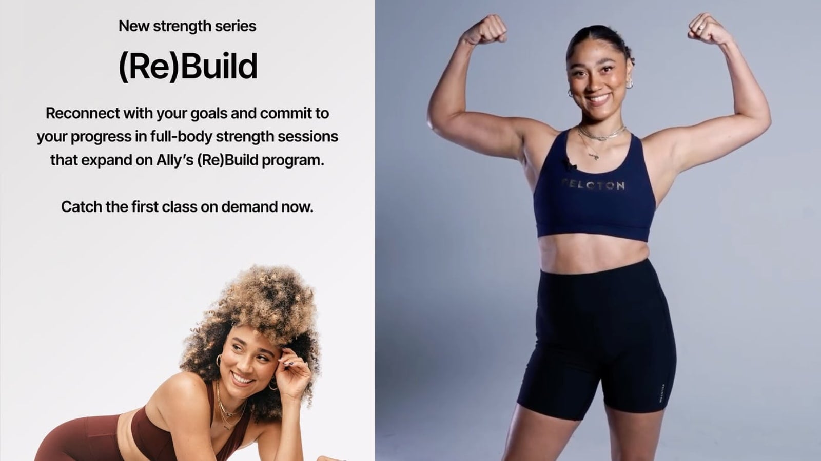 Ally Love's new (Re)Build strength class series on Peloton