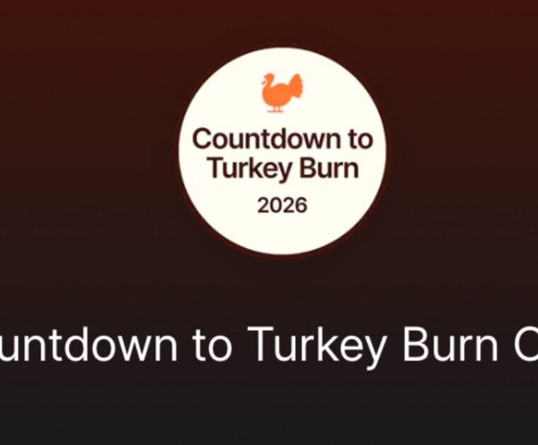 Peloton countdown to turkey burn challenge 2026